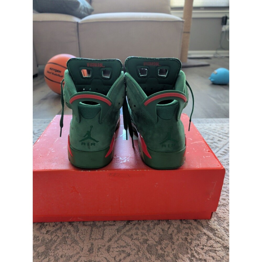 Jordan 6 Retro Gatorade Green Size 8 Men's Rare - Picture 4 of 8